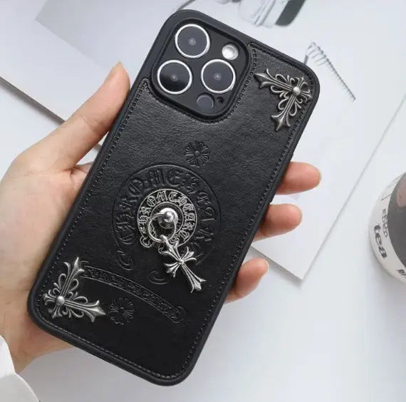 Coque iPhone Cross Charm - Chrome Hearts The Chrome Hearts