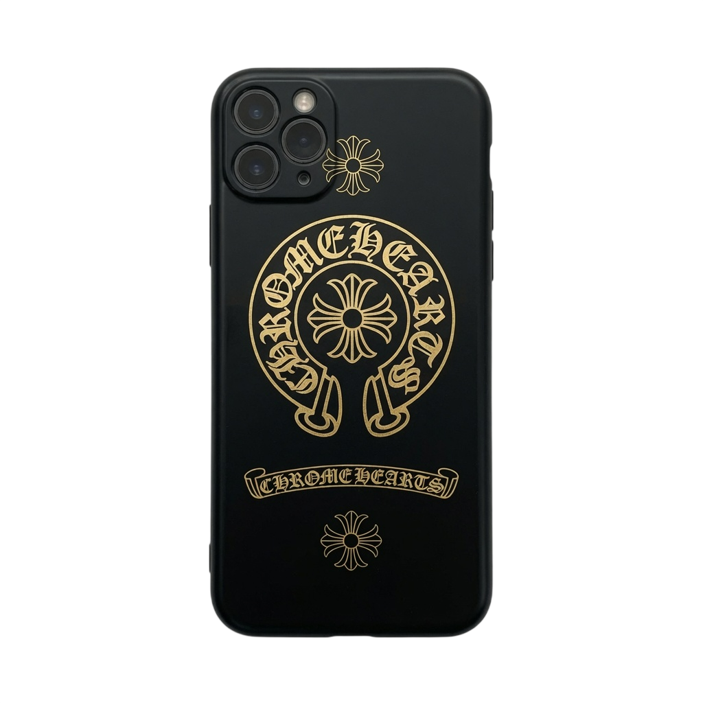 Coque iPhone Horseshoe Gold - Chrome Hearts The Chrome Hearts